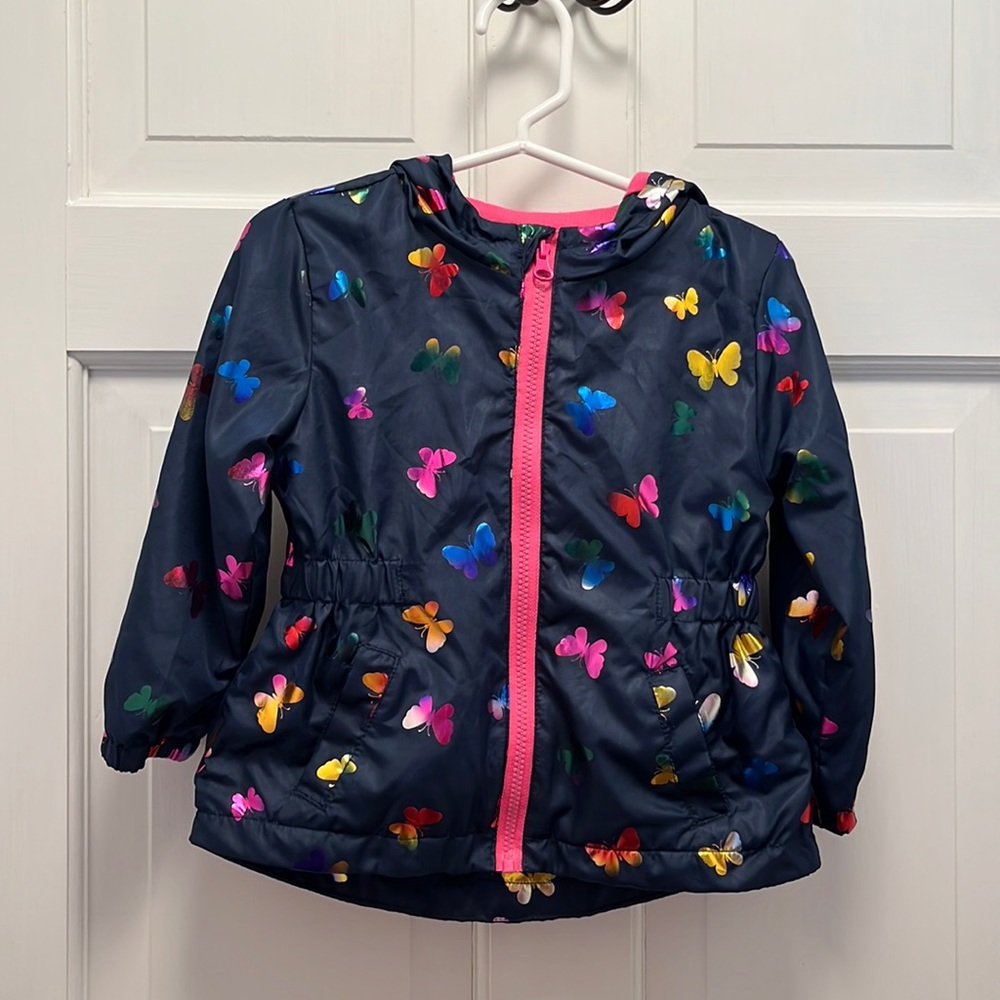 {Wonder Nation} Lined Lightweight Hooded Jacket - Size 2T